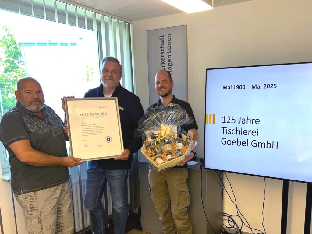 125 Jahre Geschäftsgründung Tischlerei Goebel GmbH