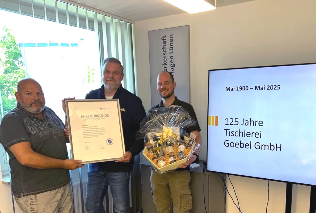 125 Jahre Geschäftsgründung Tischlerei Goebel GmbH