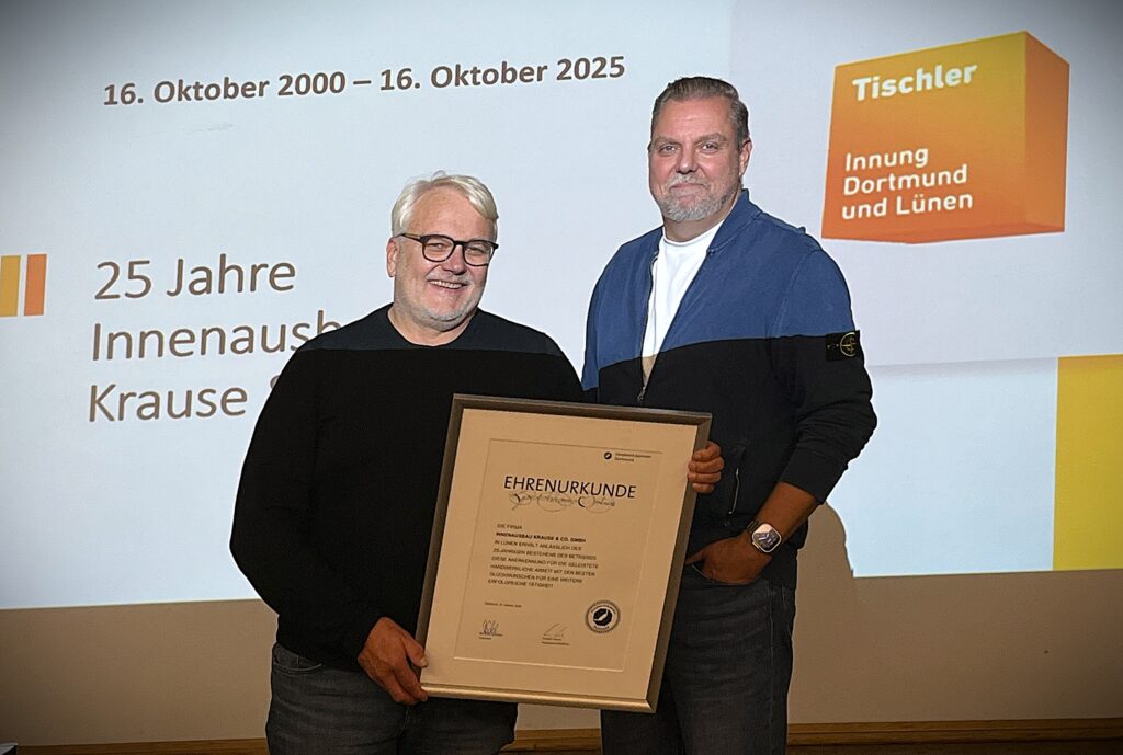 25 Jahre Meisterhandwerk – Innenausbau Krause & Co. GmbH